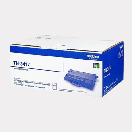 Compatible Black Toner Cartridge for Brother TN-3417 Standard Yield