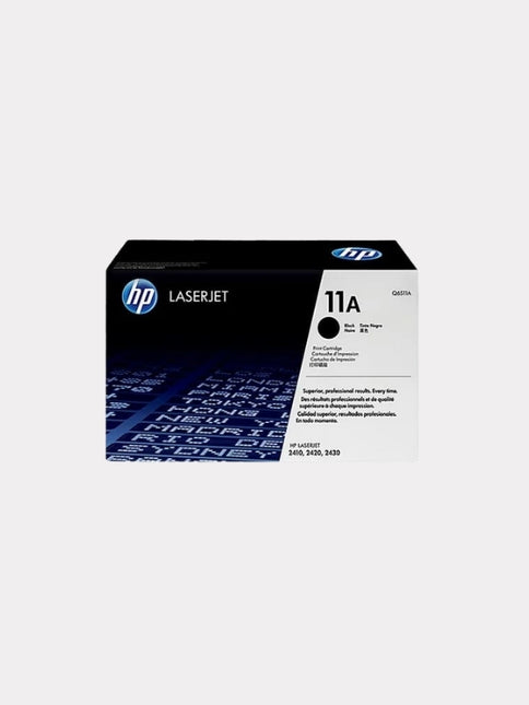HP 11A Black Original LaserJet Toner Cartridge (Q6511A)
