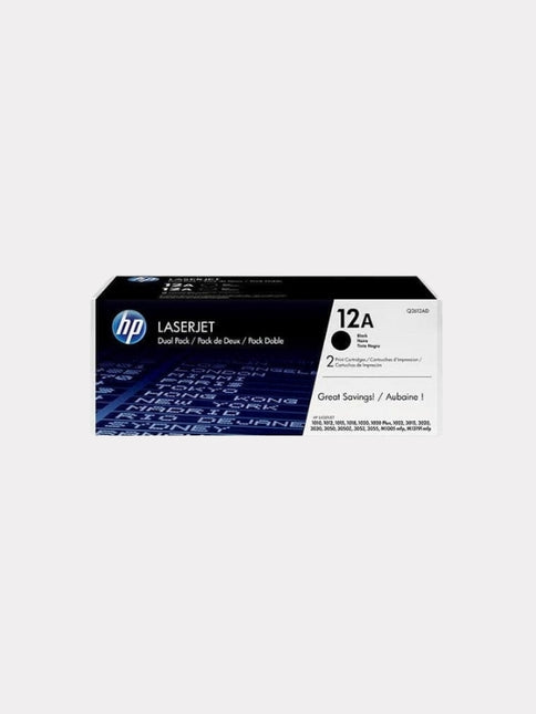 HP 12A Black Original LaserJet Toner Cartridges (Q2612A)