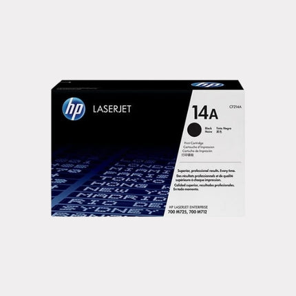 HP 14A Black Original LaserJet Toner Cartridge (CF214A)