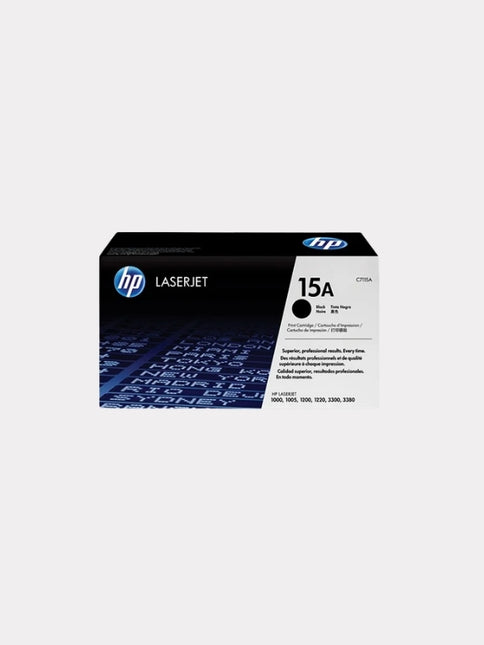 HP 15A Black Original LaserJet Toner Cartridge (C7115A)