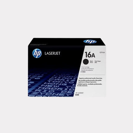 HP 16A Black Original LaserJet Toner Cartridge (Q7516A)