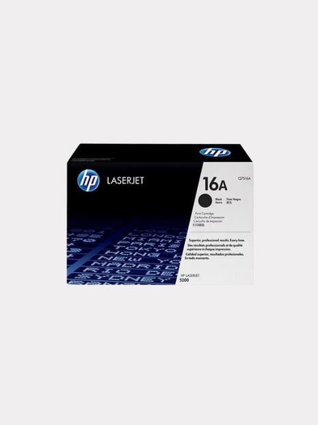HP 16A Black Original LaserJet Toner Cartridge (Q7516A)