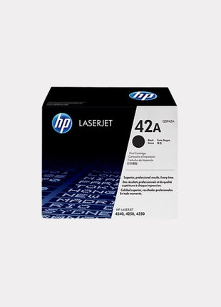 HP 42A Black Original LaserJet Toner Cartridge (Q5942A)