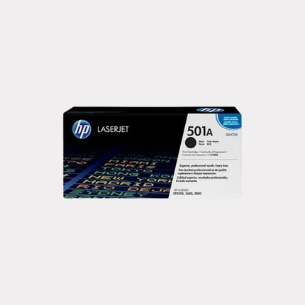 HP 501A Original LaserJet Toner Cartridge (Q6470A)