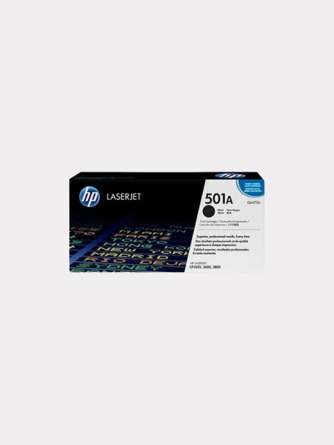 HP 501A Original LaserJet Toner Cartridge (Q6470A)
