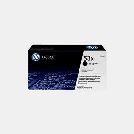 HP 53X High Yield Black Original LaserJet Toner Cartridge (Q7553X)
