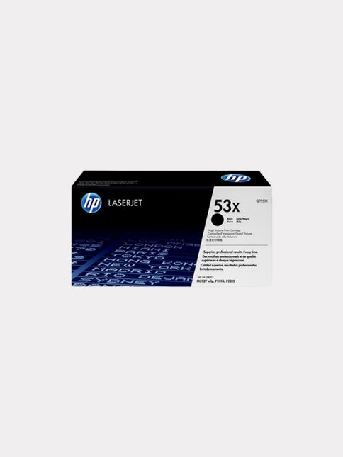 HP 53X High Yield Black Original LaserJet Toner Cartridge (Q7553X)