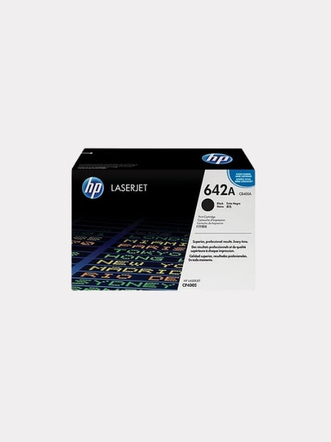 HP 642A Original LaserJet Toner Cartridge (CB400A)