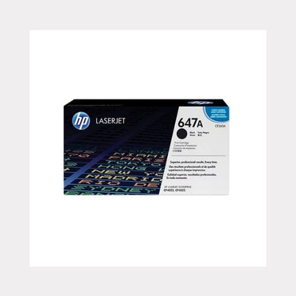 HP 647A Black Original LaserJet Toner Cartridge (CE260A)