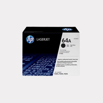 HP 64A Black Original LaserJet Toner Cartridge (CC364A)