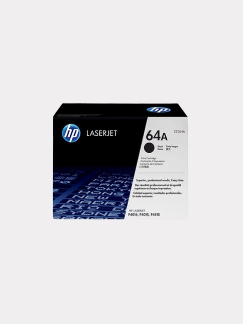 HP 64A Black Original LaserJet Toner Cartridge (CC364A)