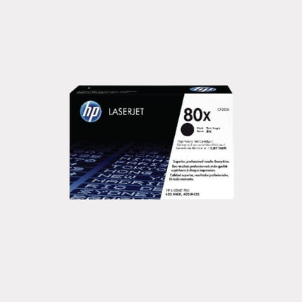 HP 80X High Yield Black Original LaserJet Toner Cartridge, CF280X