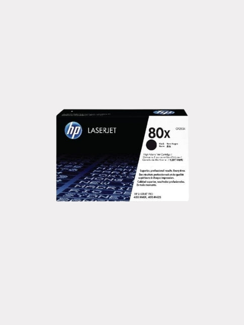 HP 80X High Yield Black Original LaserJet Toner Cartridge, CF280X