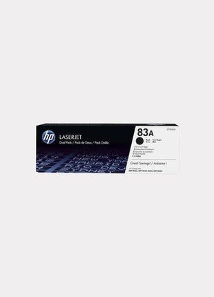 HP 83A 2-pack Black Original LaserJet Toner Cartridges (CF283AD)